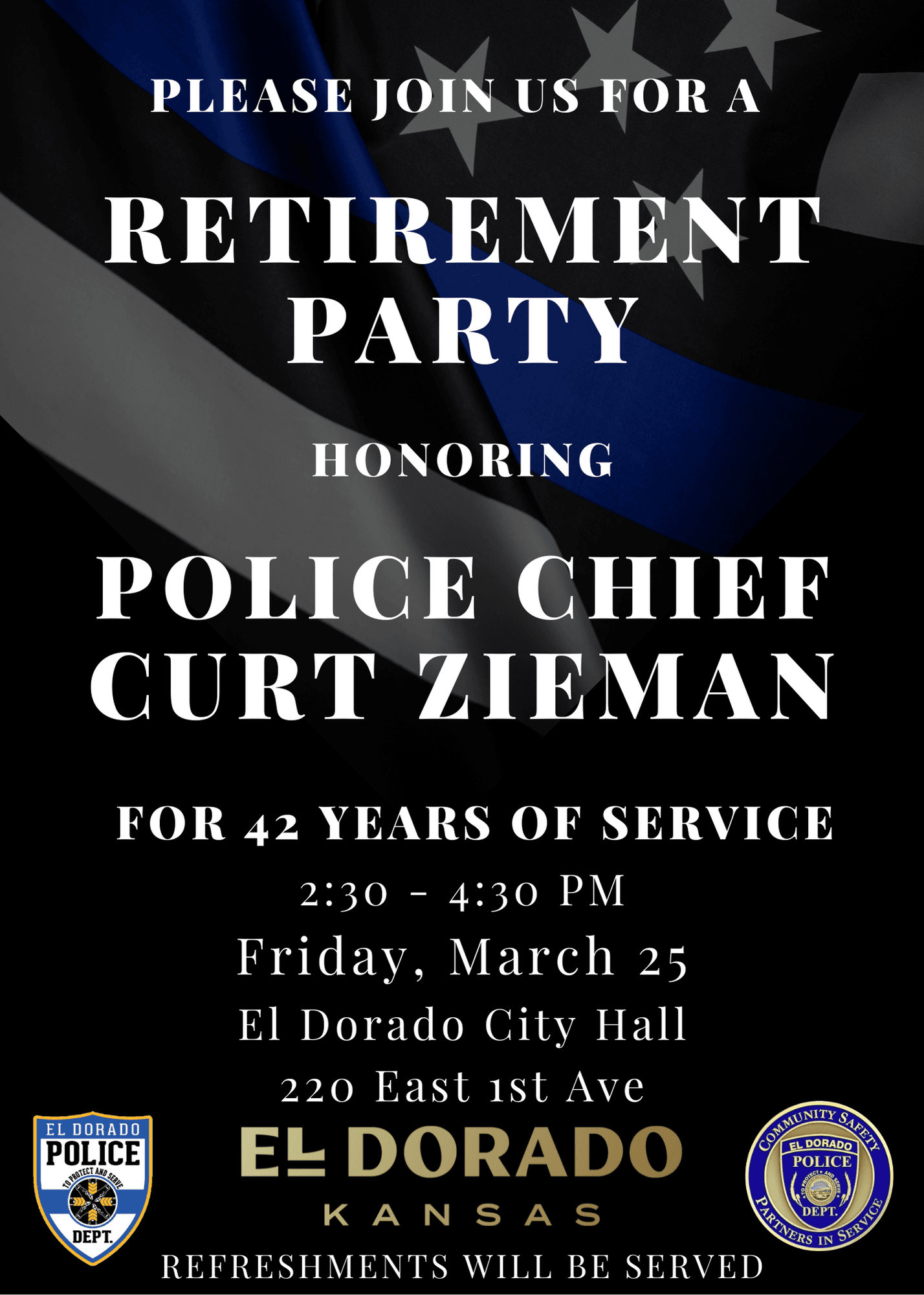 Zieman Retirement flyer